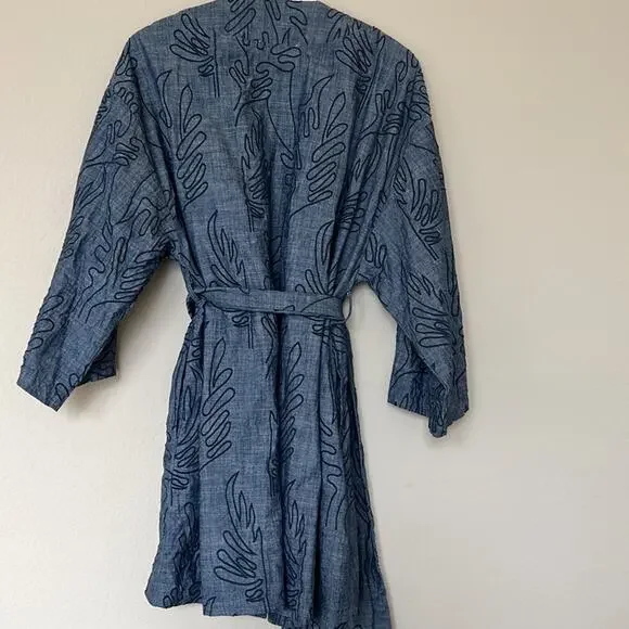 MANGO like new embroidered cotton caftan, size 6 - Picture 7 of 10